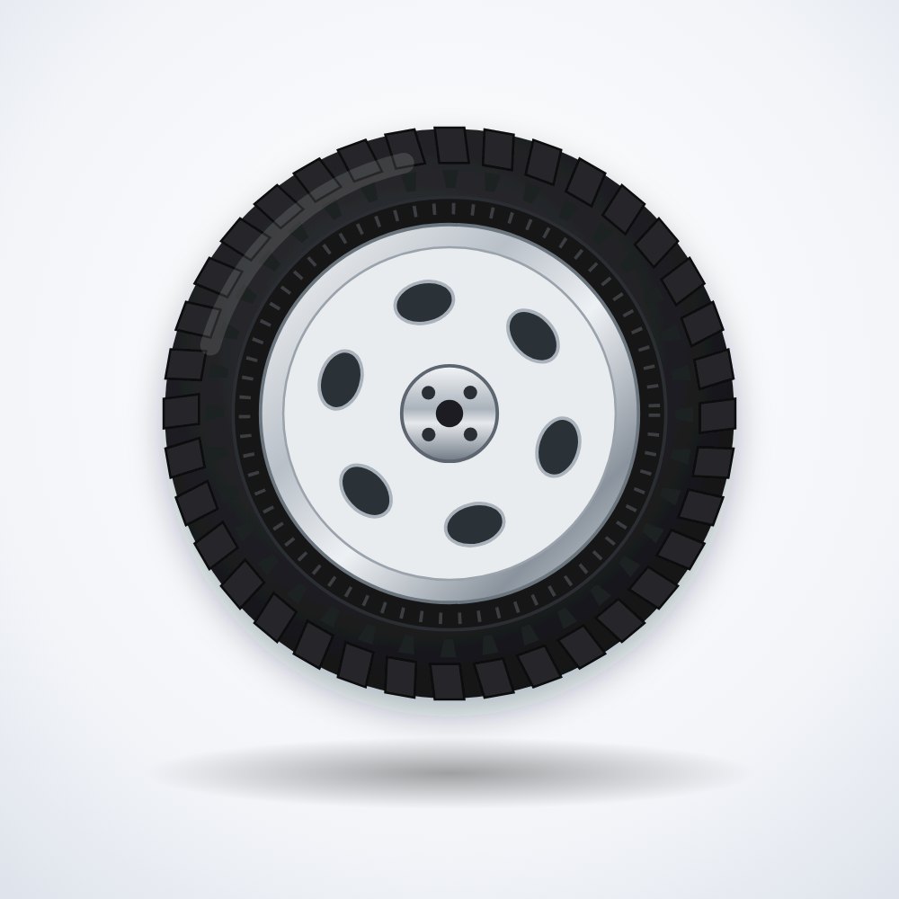 Llanta 4.00-8 con aro para mototaxi
